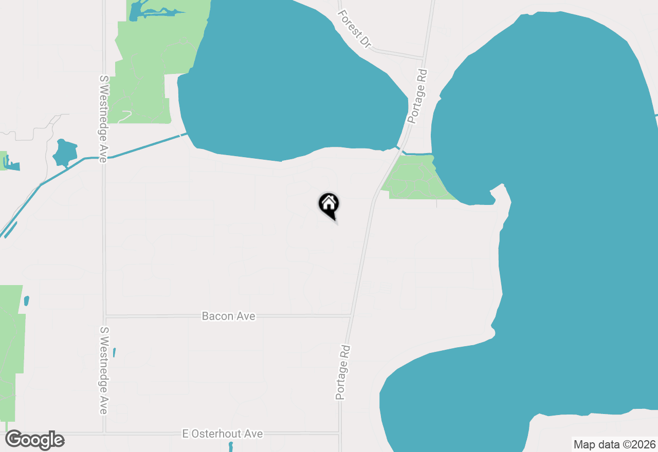 Map of 9618 Sebring Drive, Portage, MI 49002