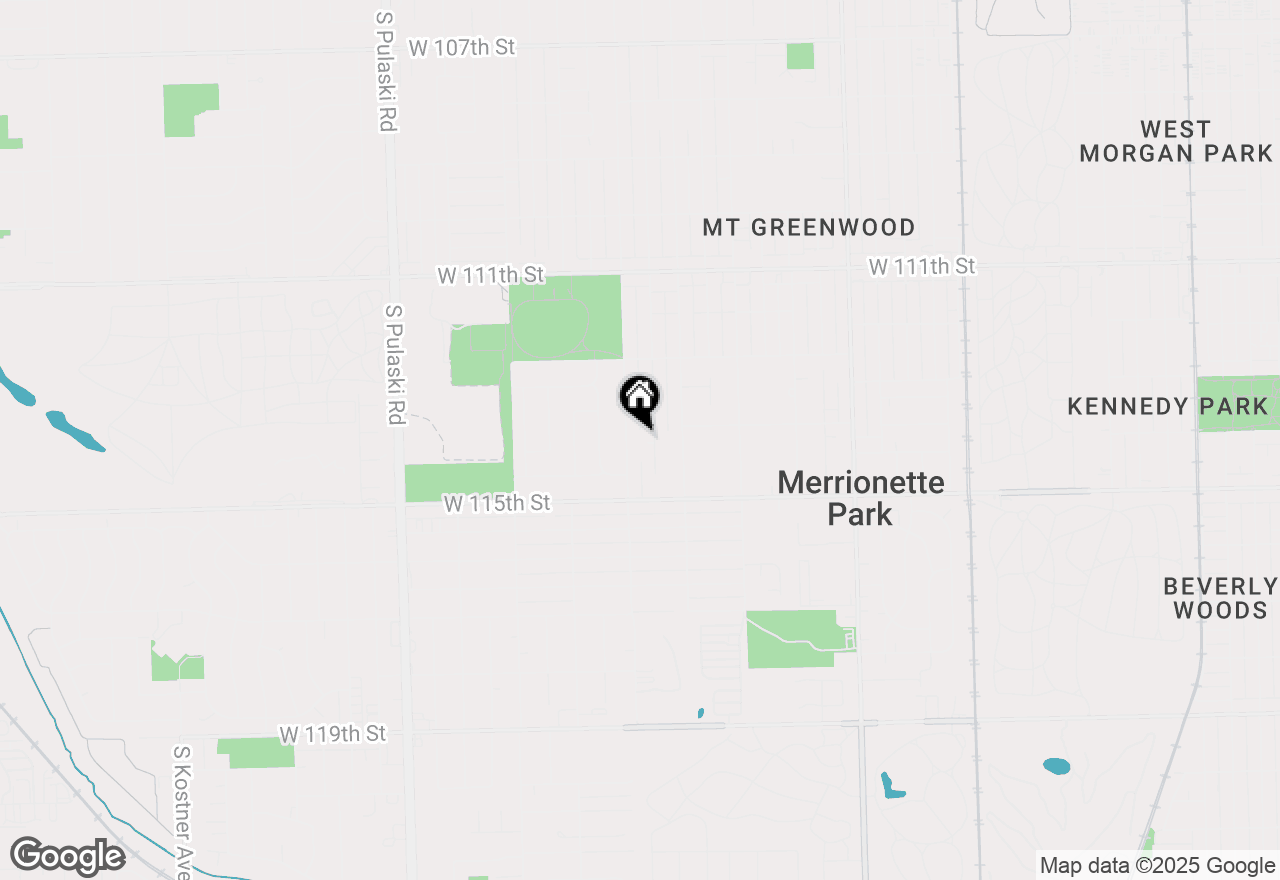 Map of 11355 S Central Park Avenue, Chicago, IL 60655