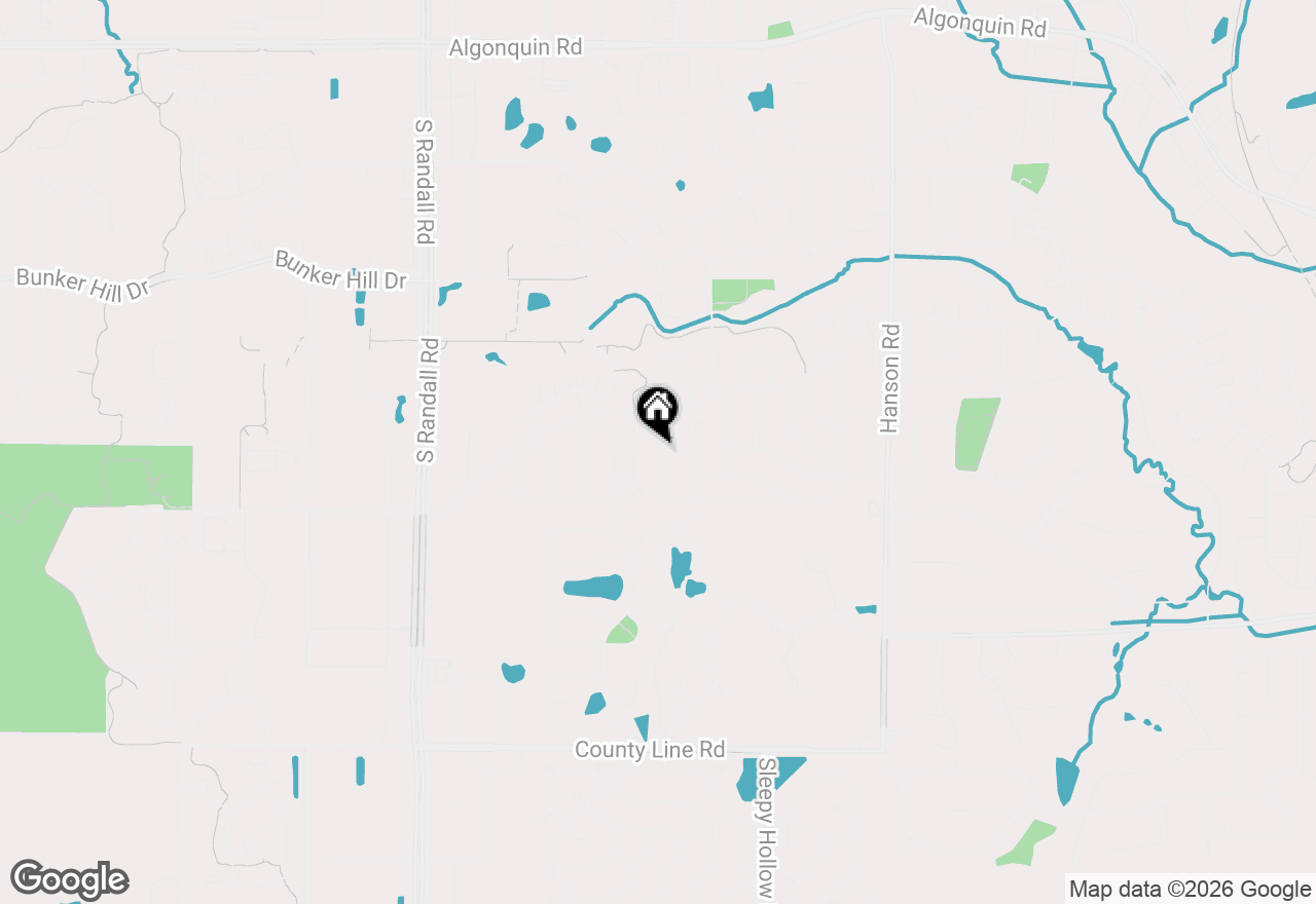 Map of 750 Majestic Drive, Algonquin, IL 60102