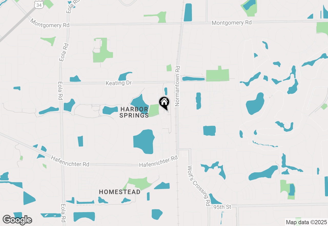 Map of 3190 Teal Bay Court, Aurora, IL 60503