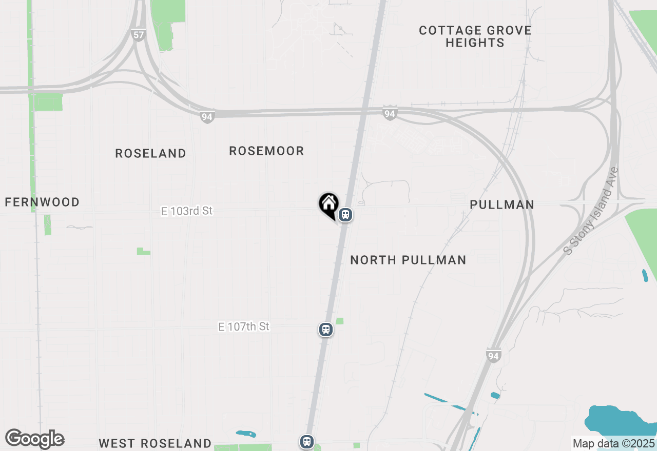 Map of 607 E 103rd Place, Chicago, IL 60628