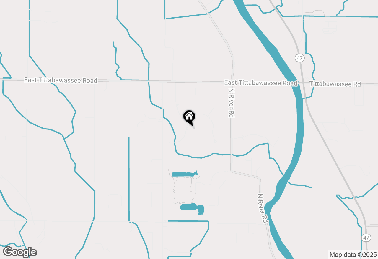 Map of 5 W Grove Court, Thomas Twp, MI 48623