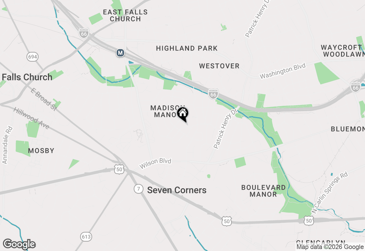 Map of 6133 9th Road N, Arlington, VA 22205