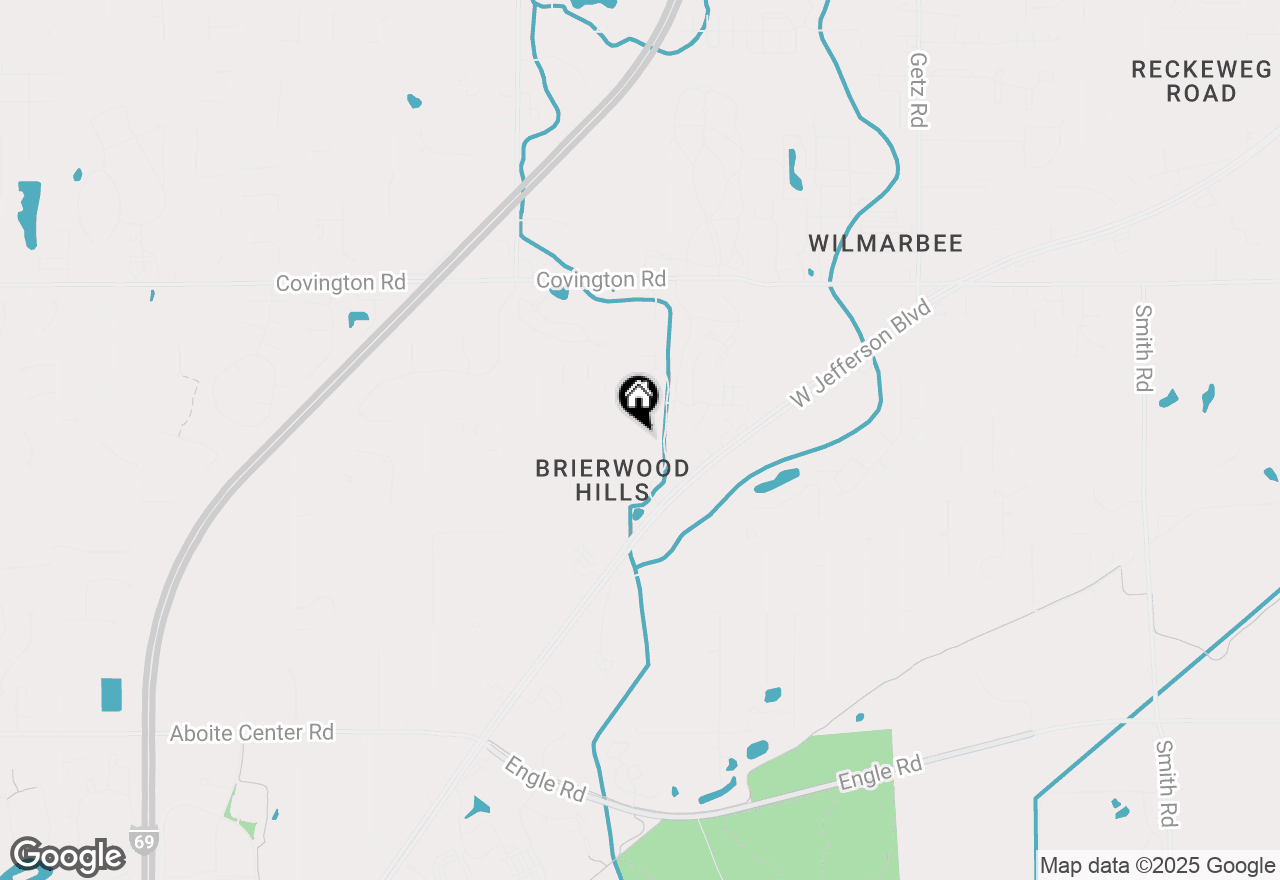 Map of (Address confidential), Fort Wayne, Indiana 46804