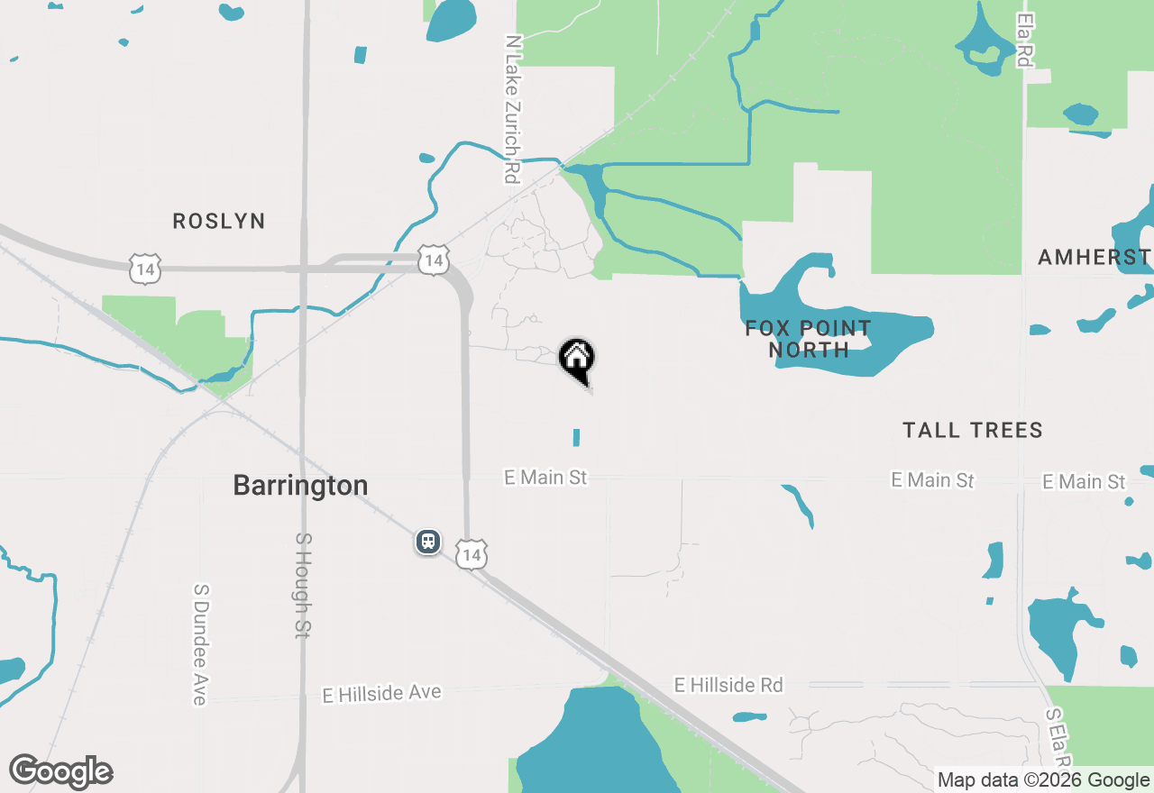 Map of 384 Whitney Drive, Barrington, IL 60010