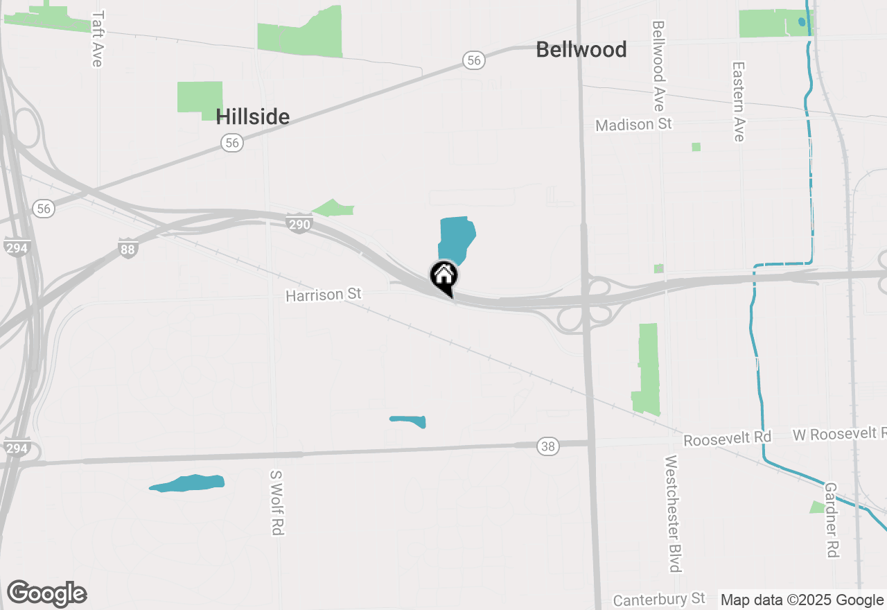 Map of 18 Orchard Street, Hillside, IL 60162