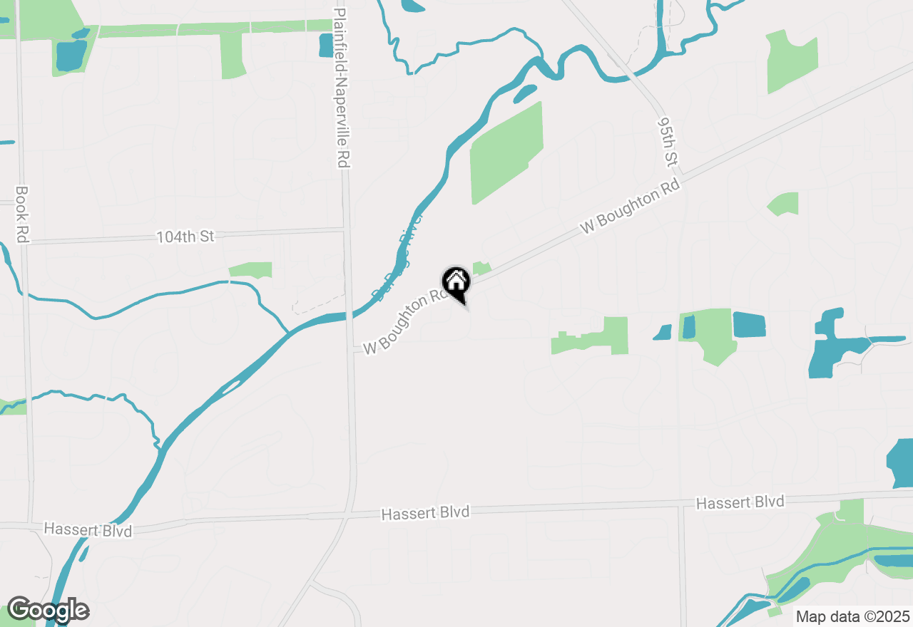 Map of 164 Willow Bend, Bolingbrook, IL 60490