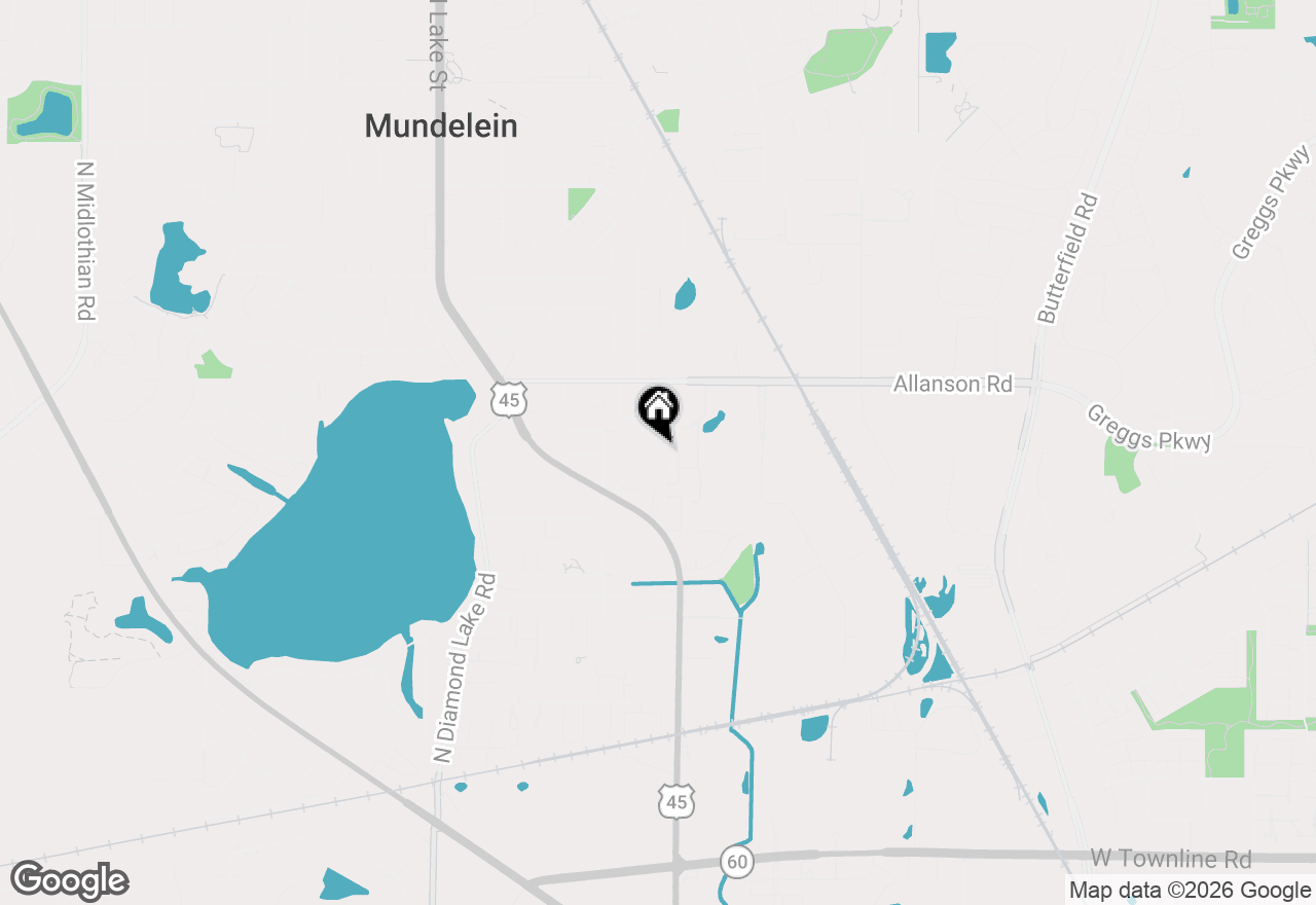 Map of 673 E Fountainview Drive #673, Mundelein, IL 60060