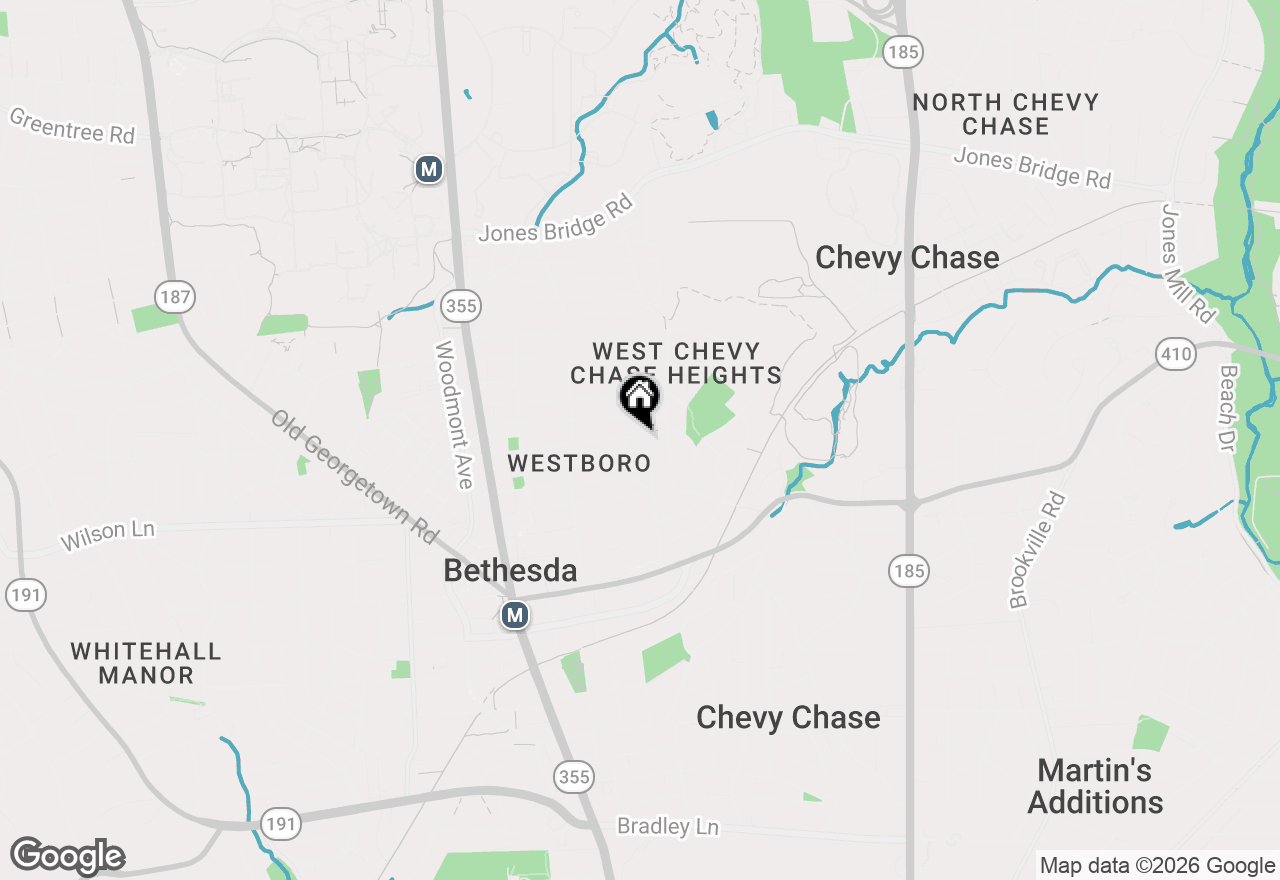 Map of 7920 Chelton Road, Bethesda, MD 20814