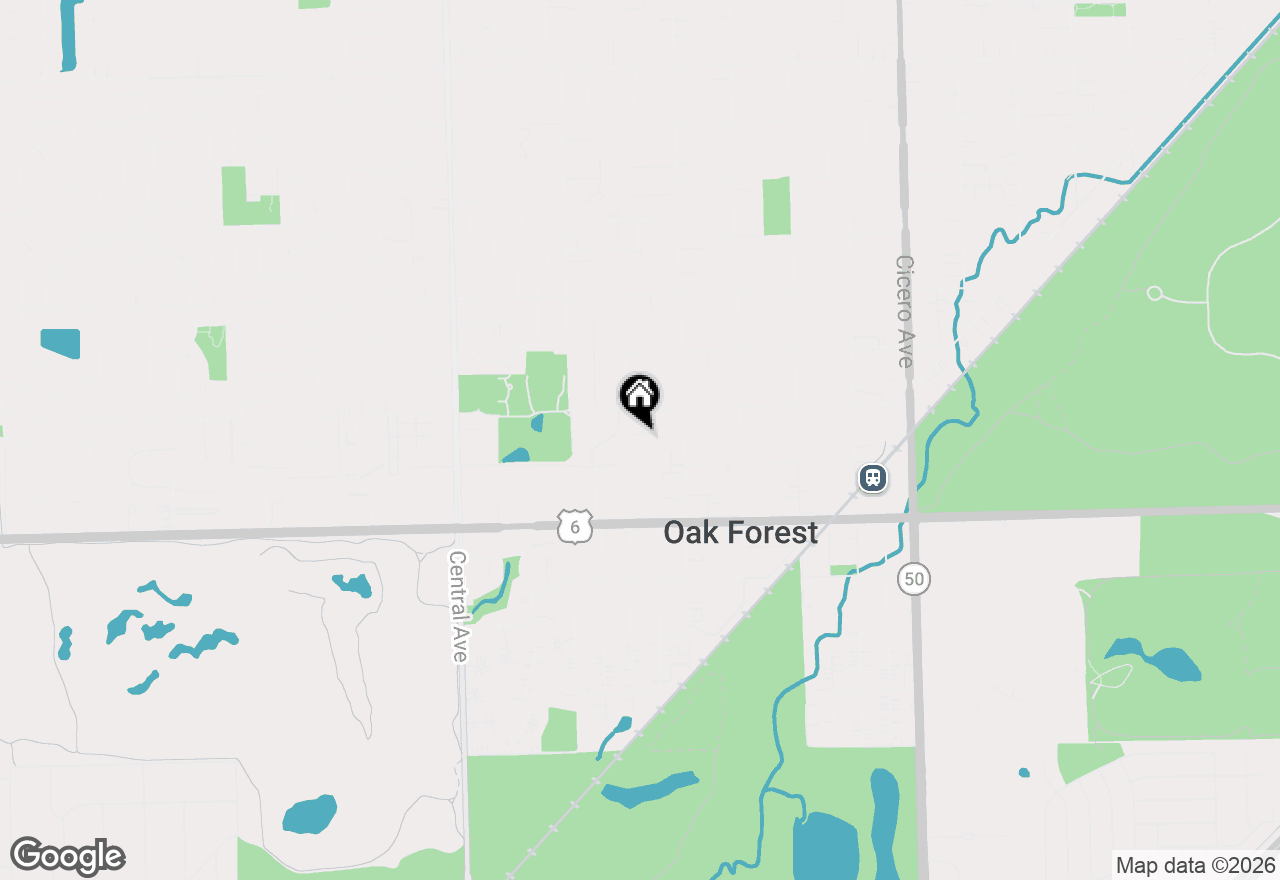 Map of 5251 157th Street #5, Oak Forest, IL 60452