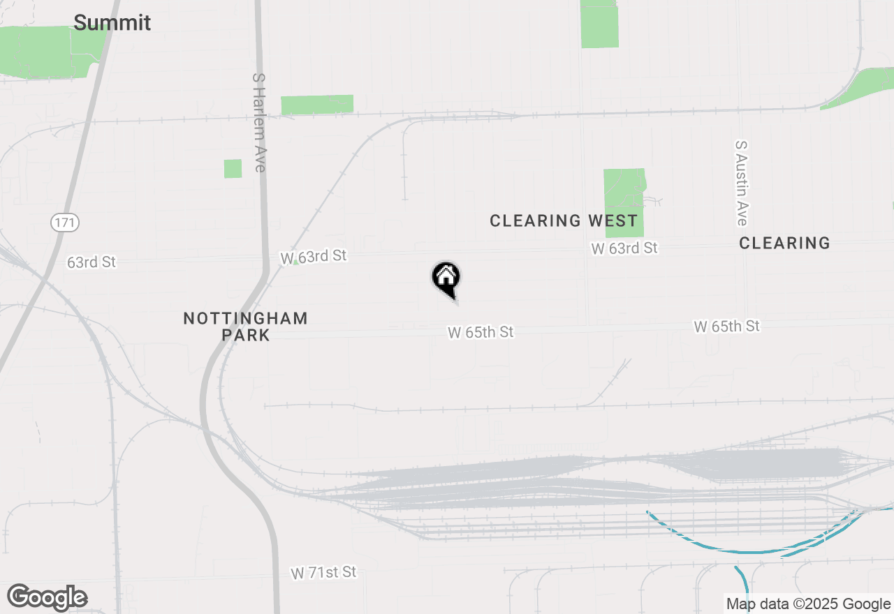 Map of 6732 W 64th Place #2E, Chicago, IL 60638