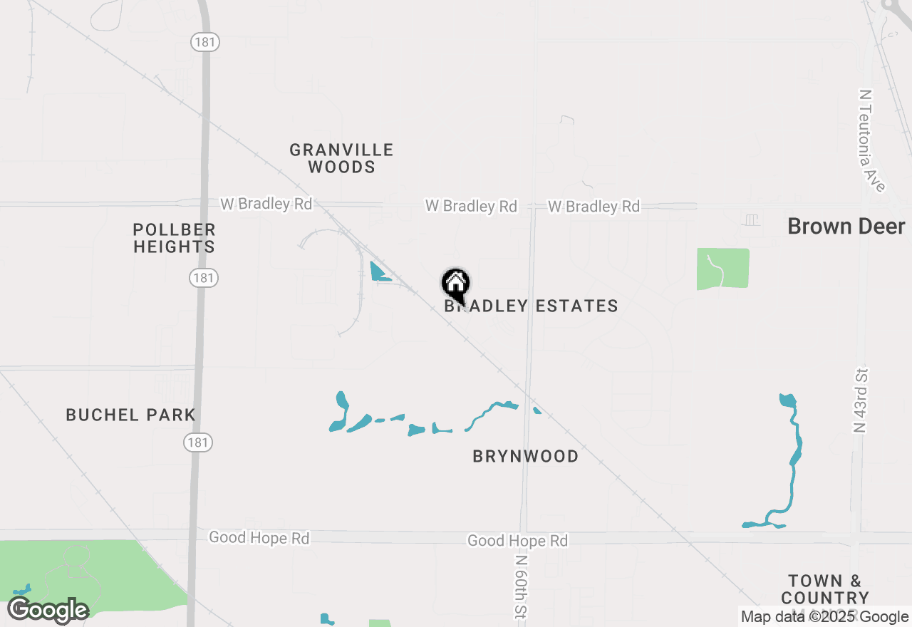 Map of 6293 W Port Ave, Milwaukee, WI 53223