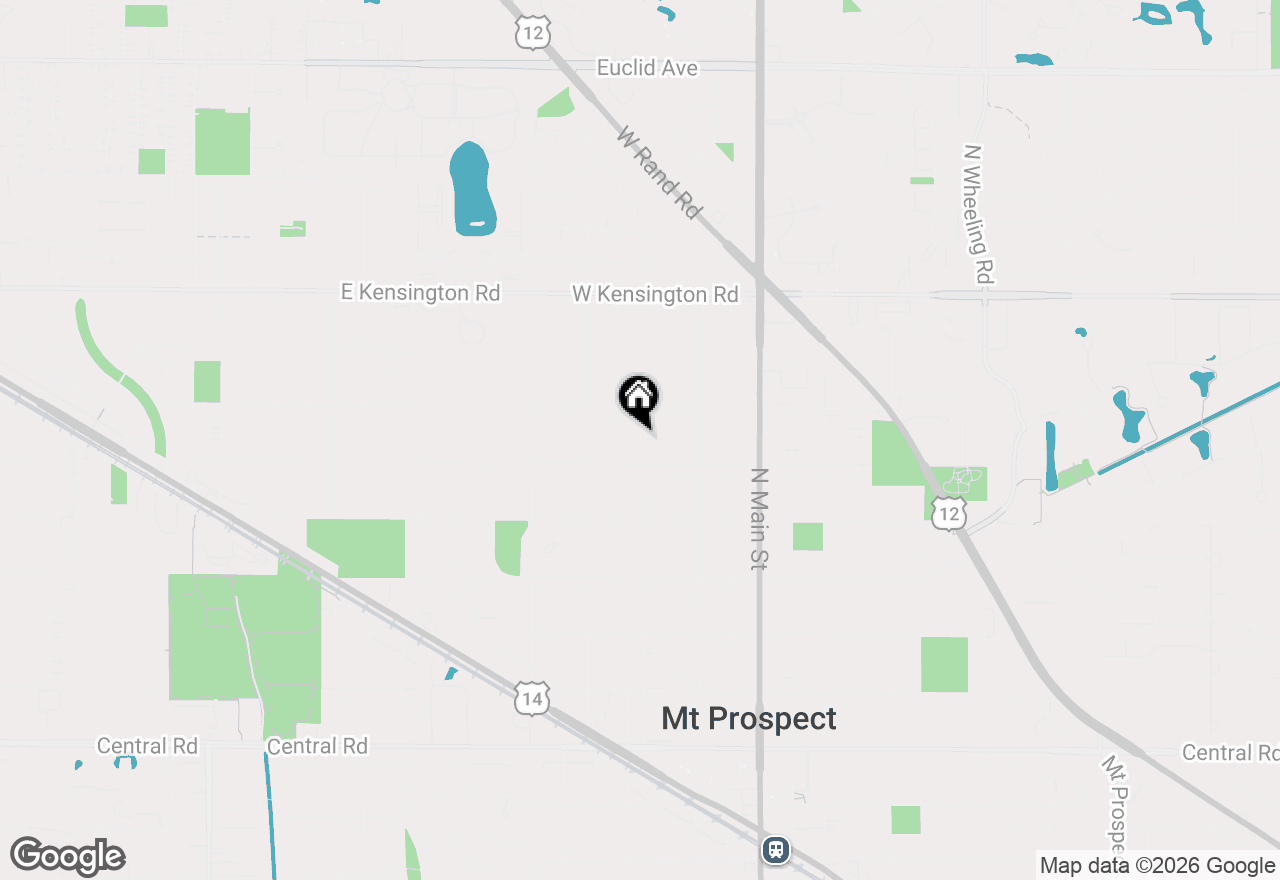 Map of 508 N Elmhurst Avenue, Mount Prospect, IL 60056