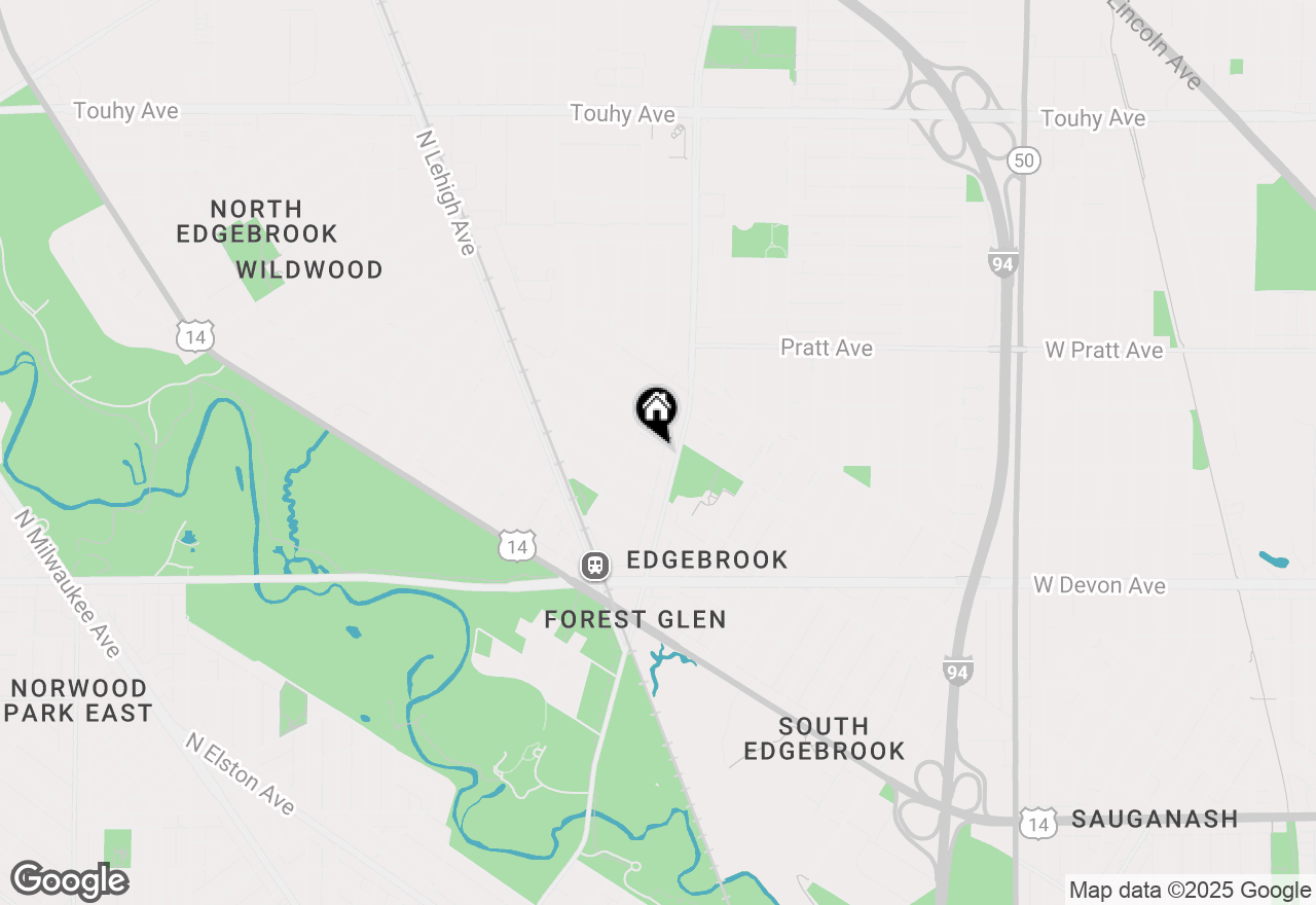 Map of 6623 N Sioux Avenue, Chicago, IL 60646