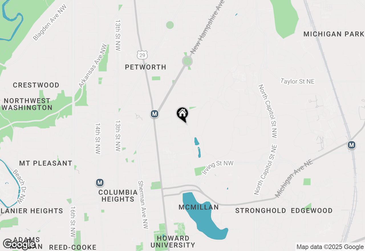 Map of 620 Princeton Place Nw, Washington, DC 20010