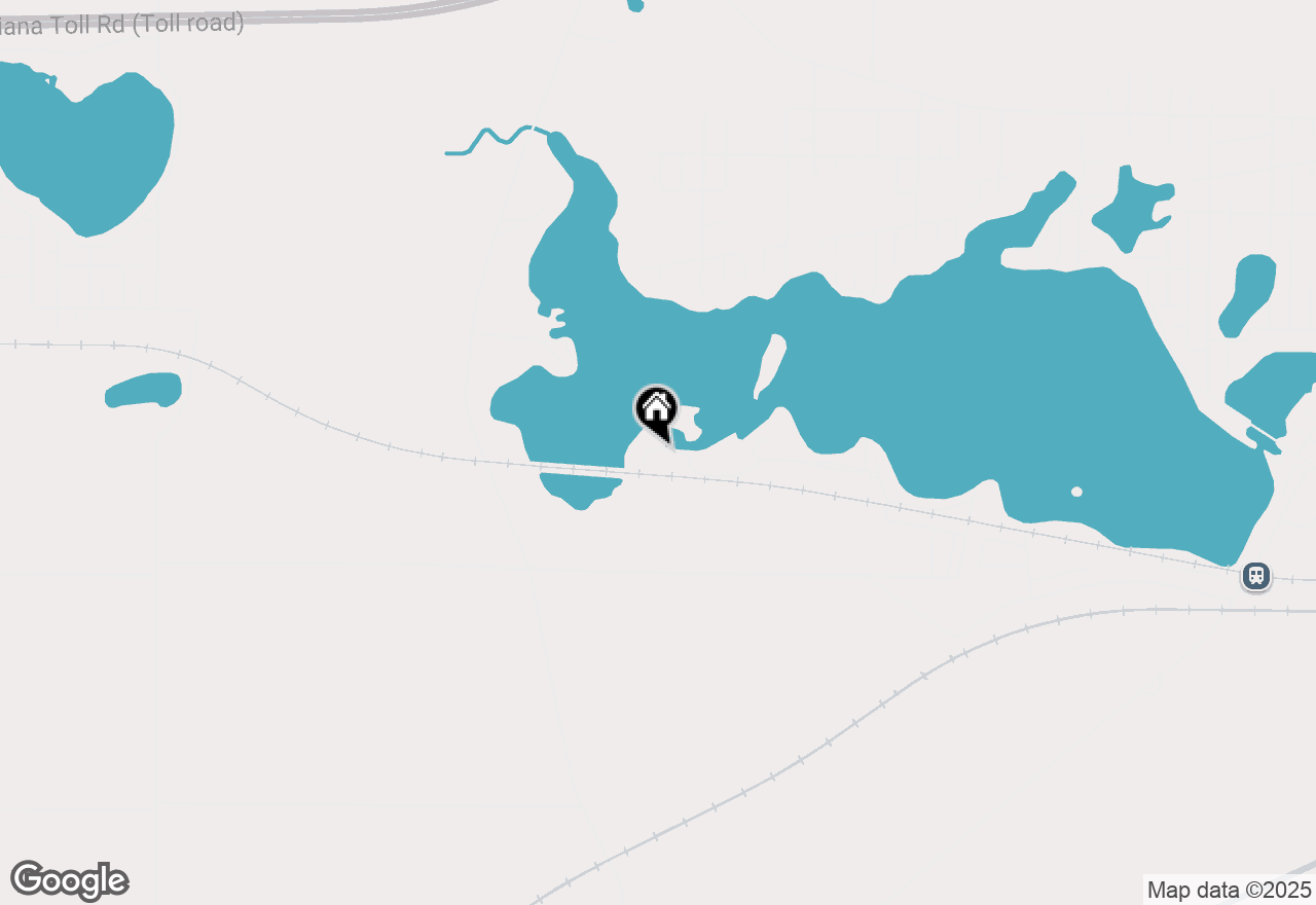 Map of 7223 E Hudson Pointe Lane, New Carlisle, IN 46552