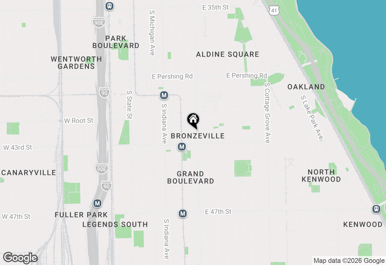 Map of 4218 S King Drive #2N, Chicago, IL 60653