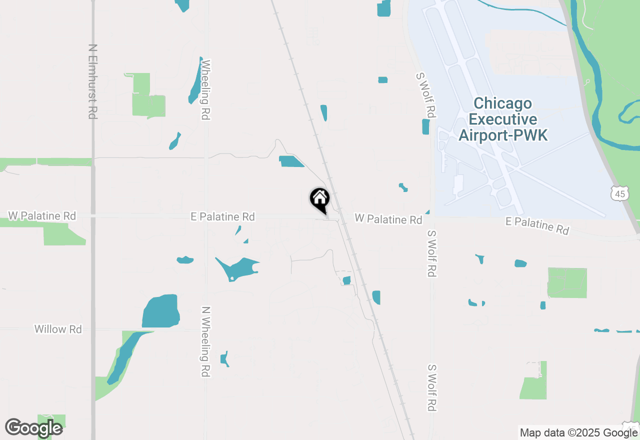 Map of 1653 Geneva Drive, Wheeling, IL 60090