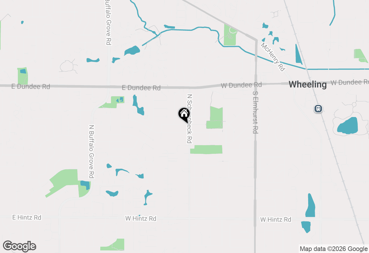 Map of 1321 Marcy Lane, Wheeling, IL 60090