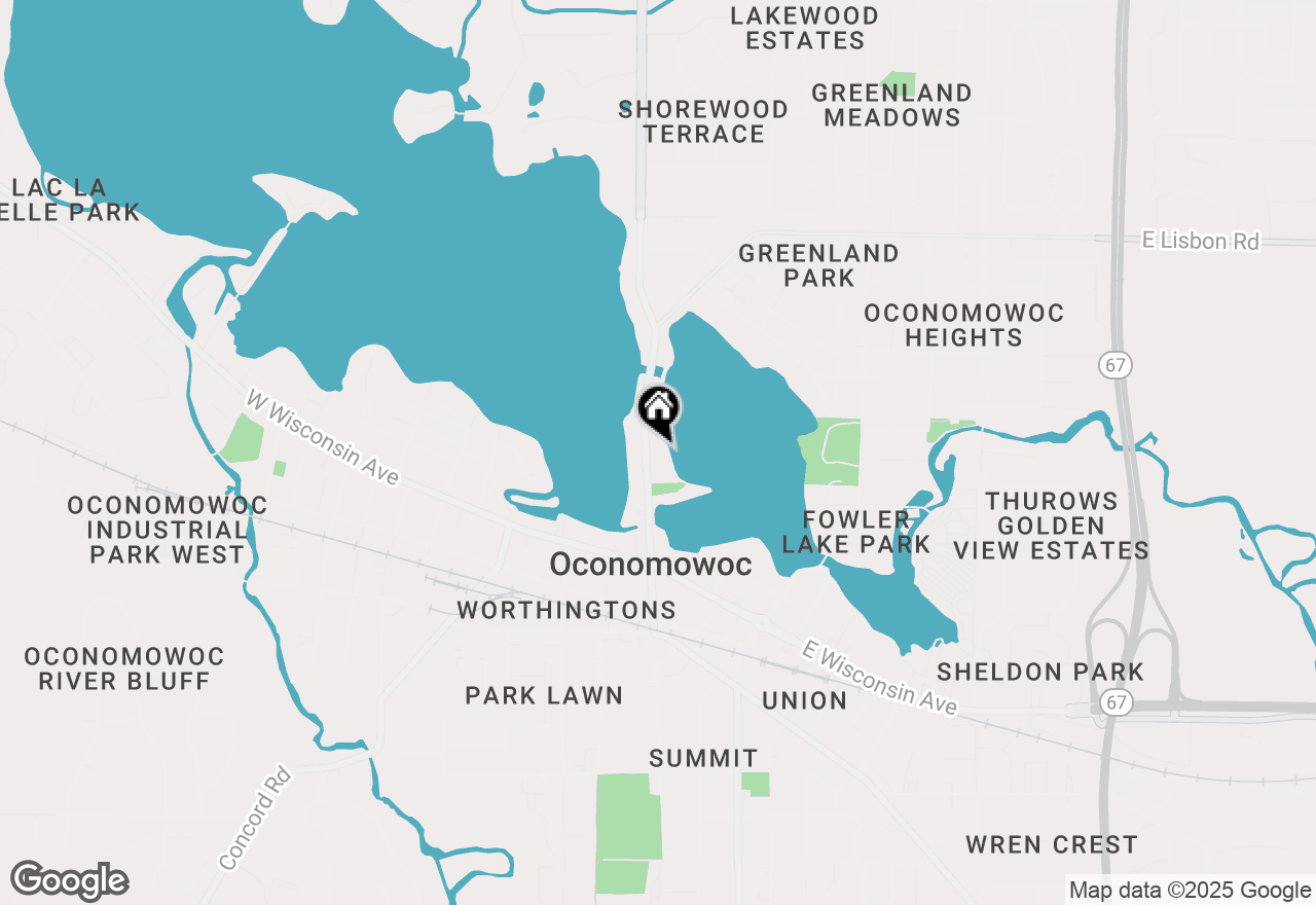 Map of 333 N Lake Rd #406, Oconomowoc, WI 53066