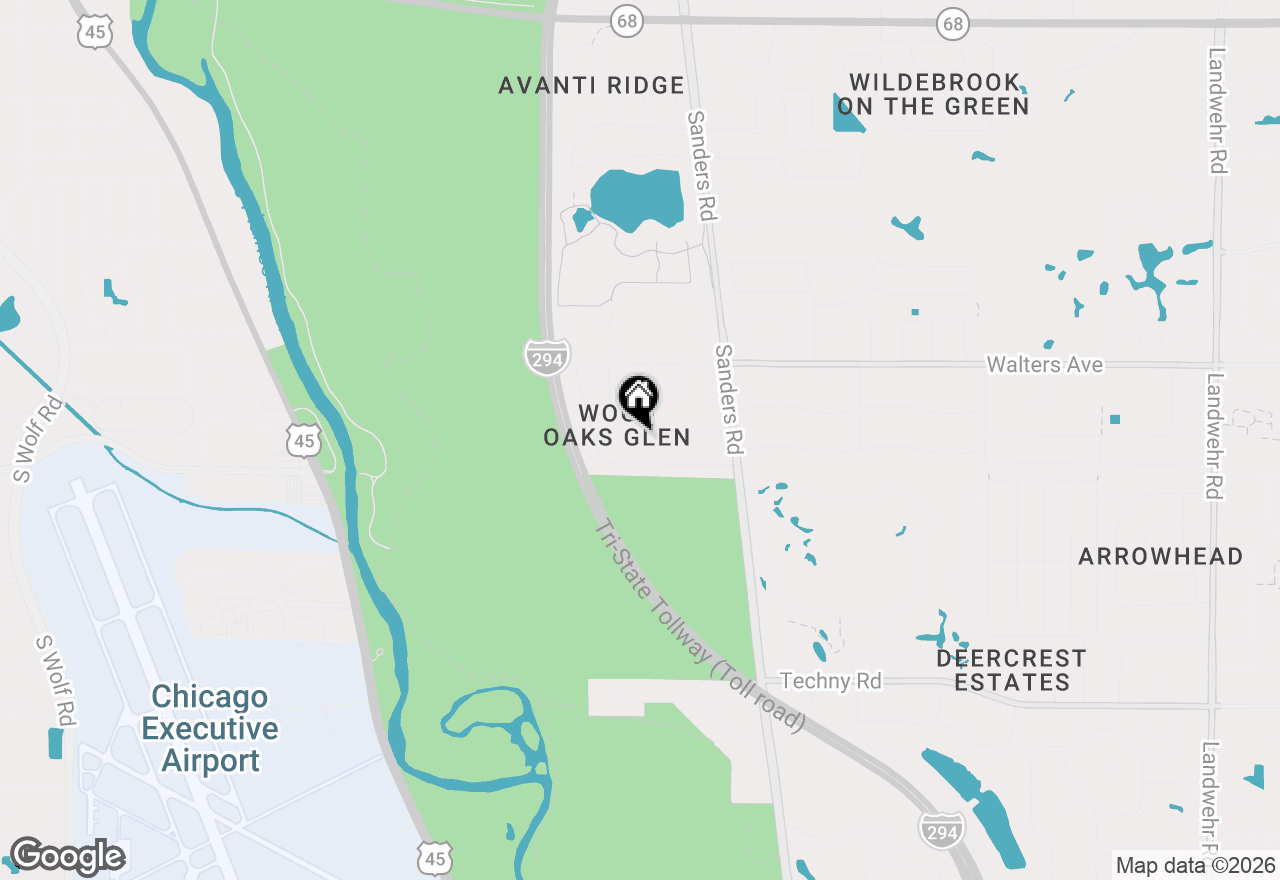 Map of 4211 Ridgeland Lane, Northbrook, IL 60062