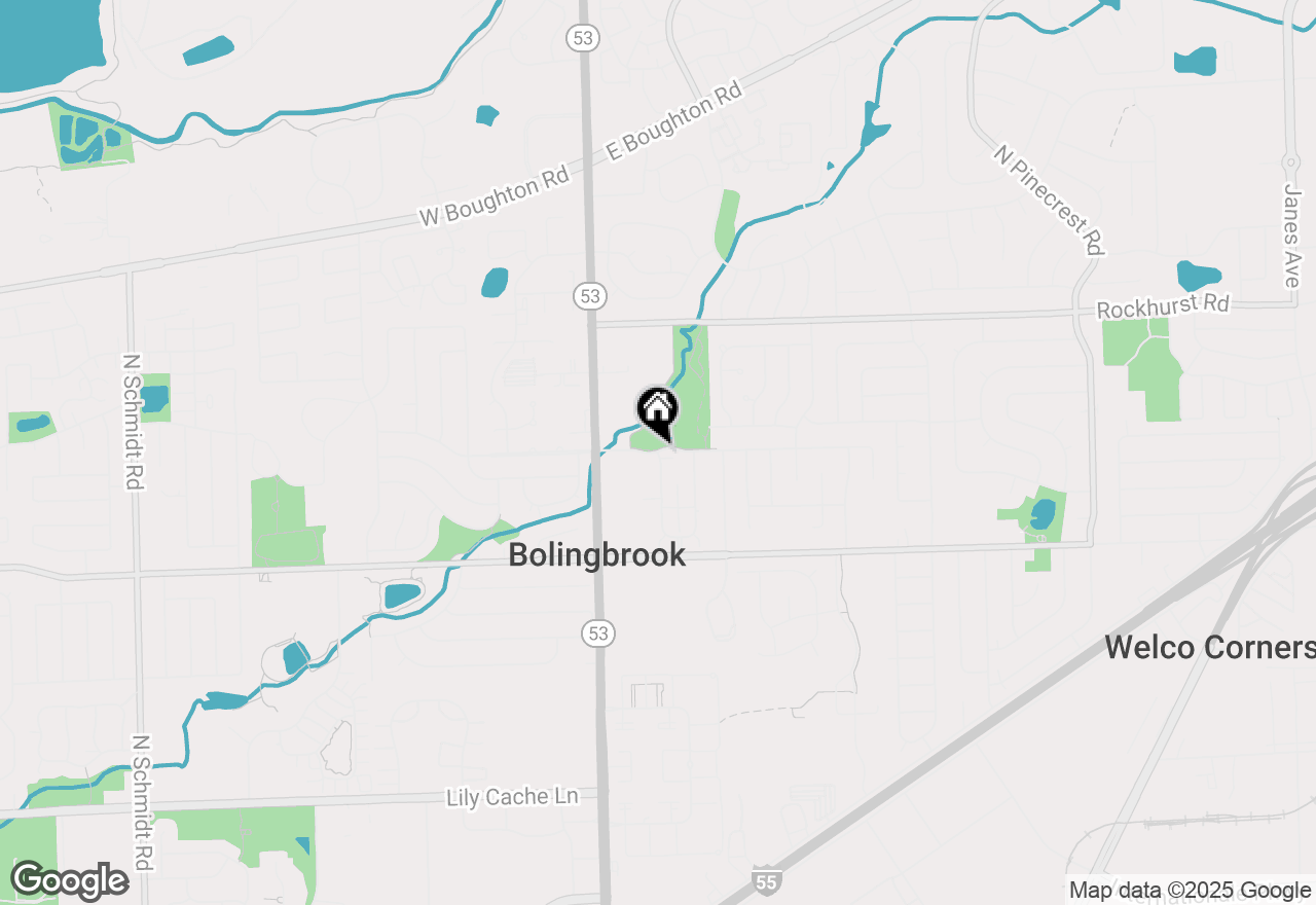 Map of 122 Enclave Circle #D, Bolingbrook, IL 60440