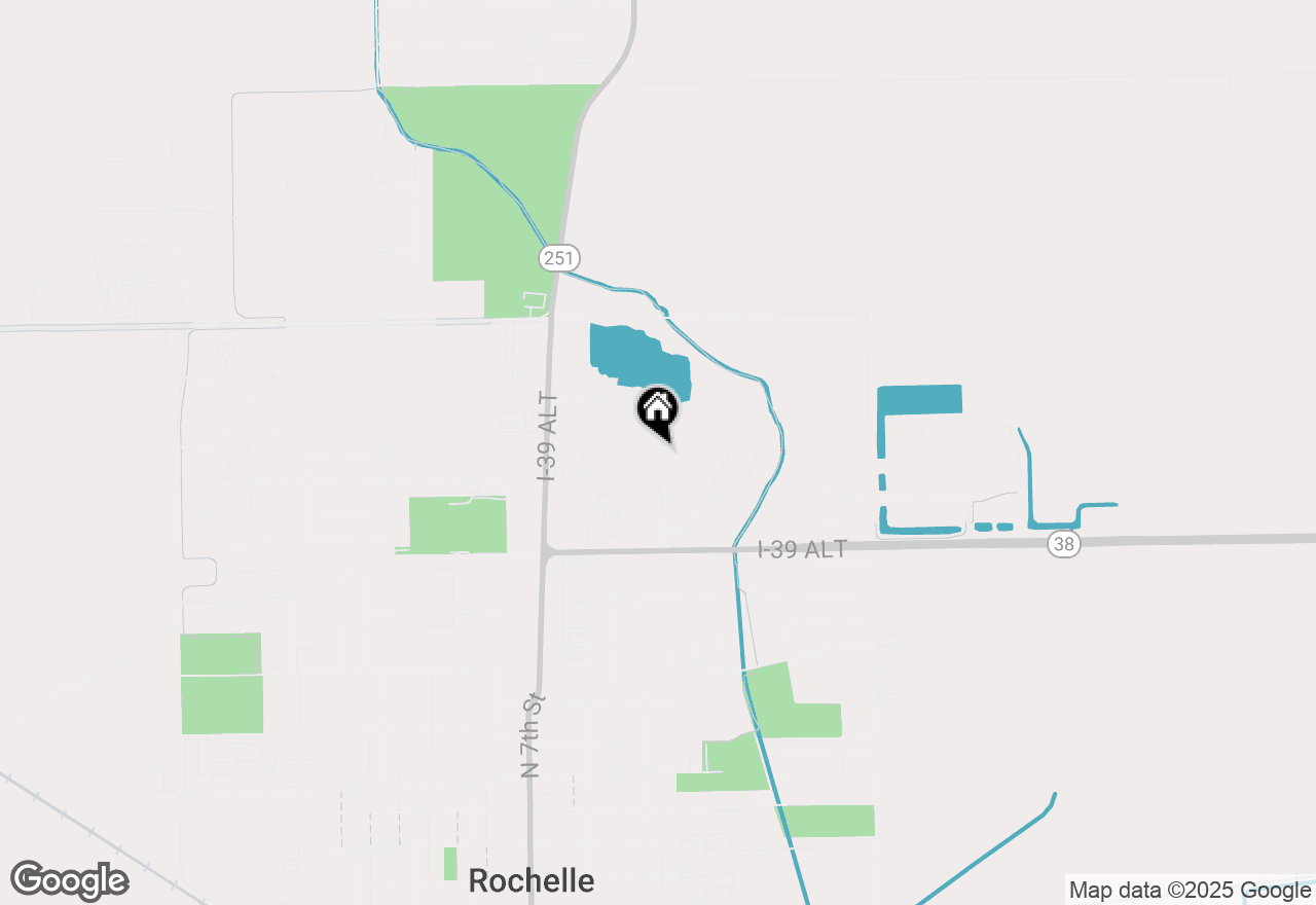 Map of 322 Northknoll Drive, Rochelle, IL 61068
