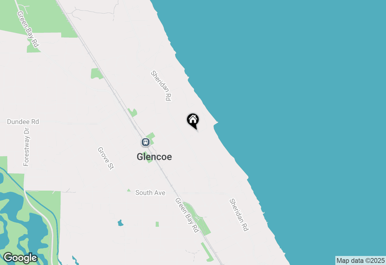 Map of (Address confidential), Glencoe, Illinois 60022