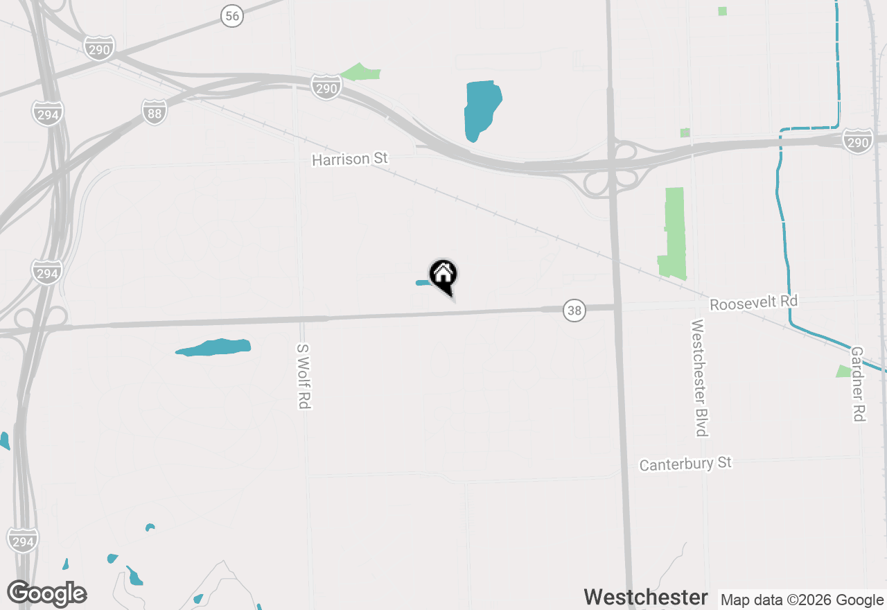 Map of 4418 Roosevelt Road, Hillside, IL 60162