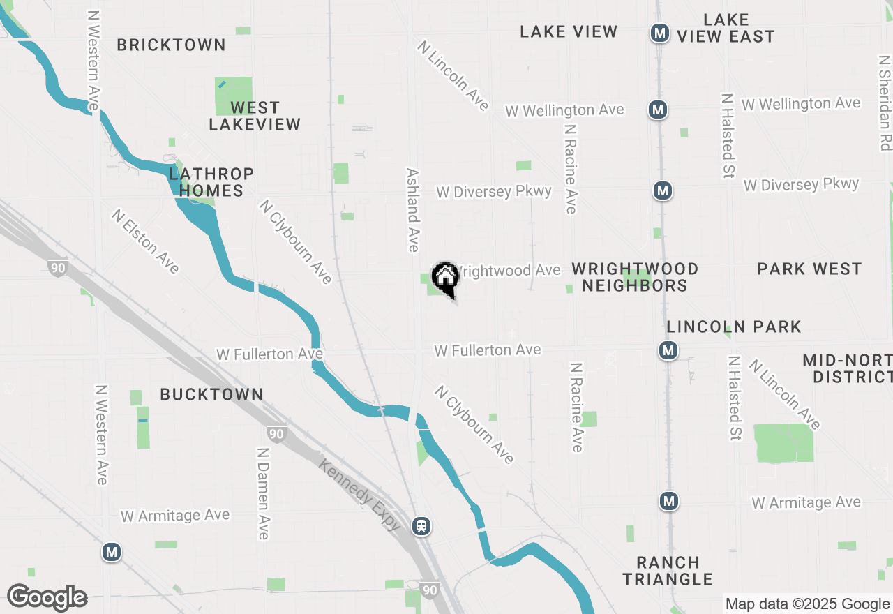 Map of 1514 W Altgeld Street #2, Chicago, IL 60614