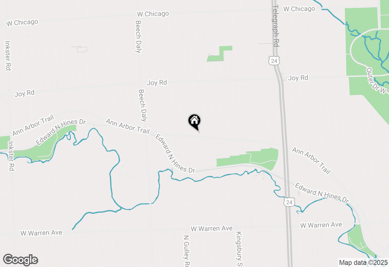 Map of 25300 Ann Arbor Trail Trail, Dearborn Heights, MI 48127
