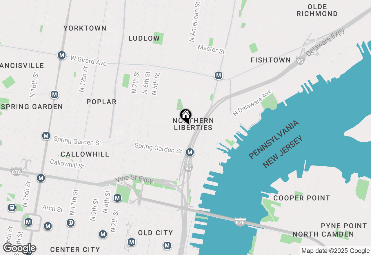 Map of 828 2nd Street N, Philadelphia, PA 19123