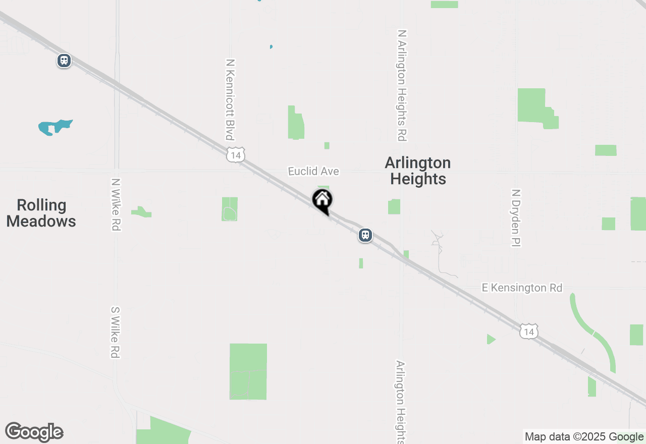 Map of 354 W Miner Street #3C, Arlington Heights, IL 60005