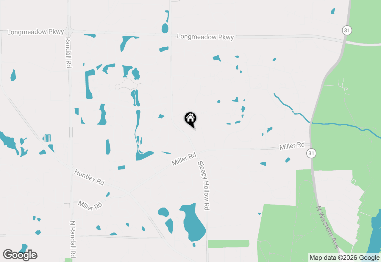 Map of 3315 Blue Ridge Drive, Carpentersville, IL 60110
