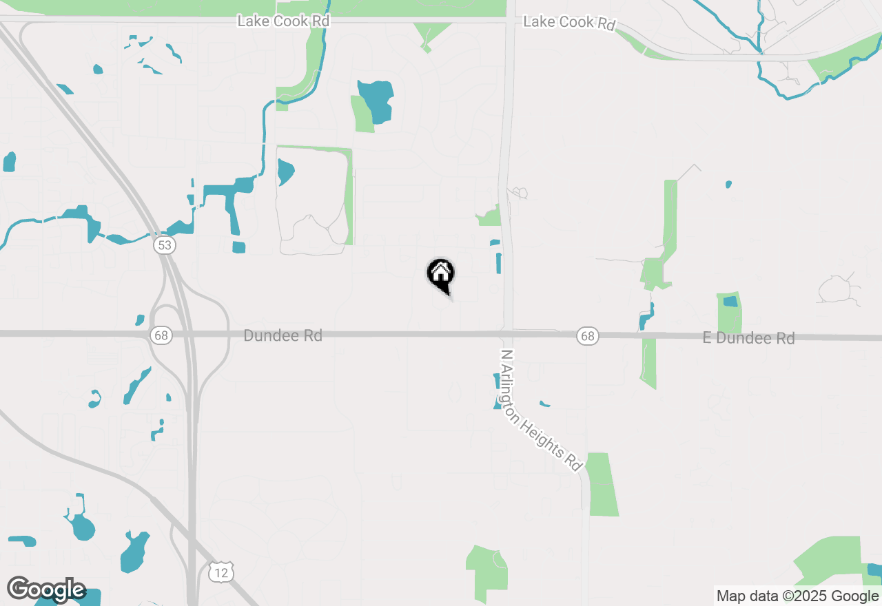 Map of 890 Trace Drive #9-108, Buffalo Grove, IL 60089