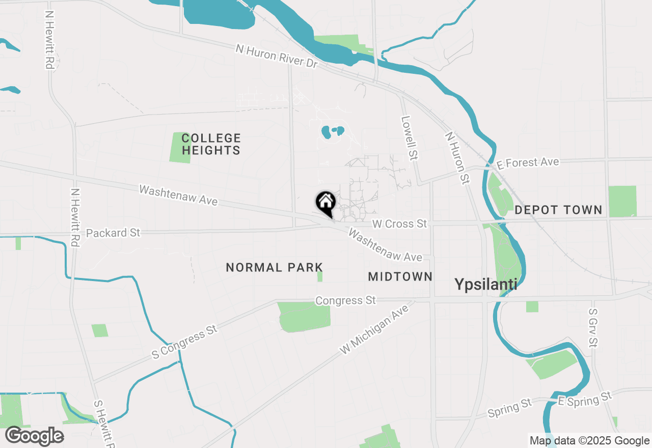 Map of 959 Washtenaw Road, Ypsilanti, MI 48197