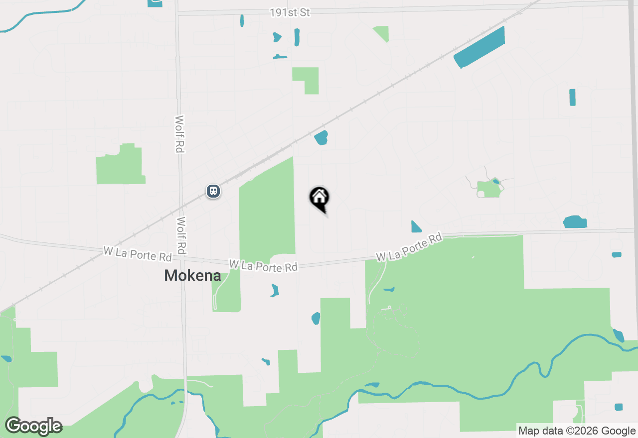 Map of 19838 Patricia Lane, Mokena, IL 60448