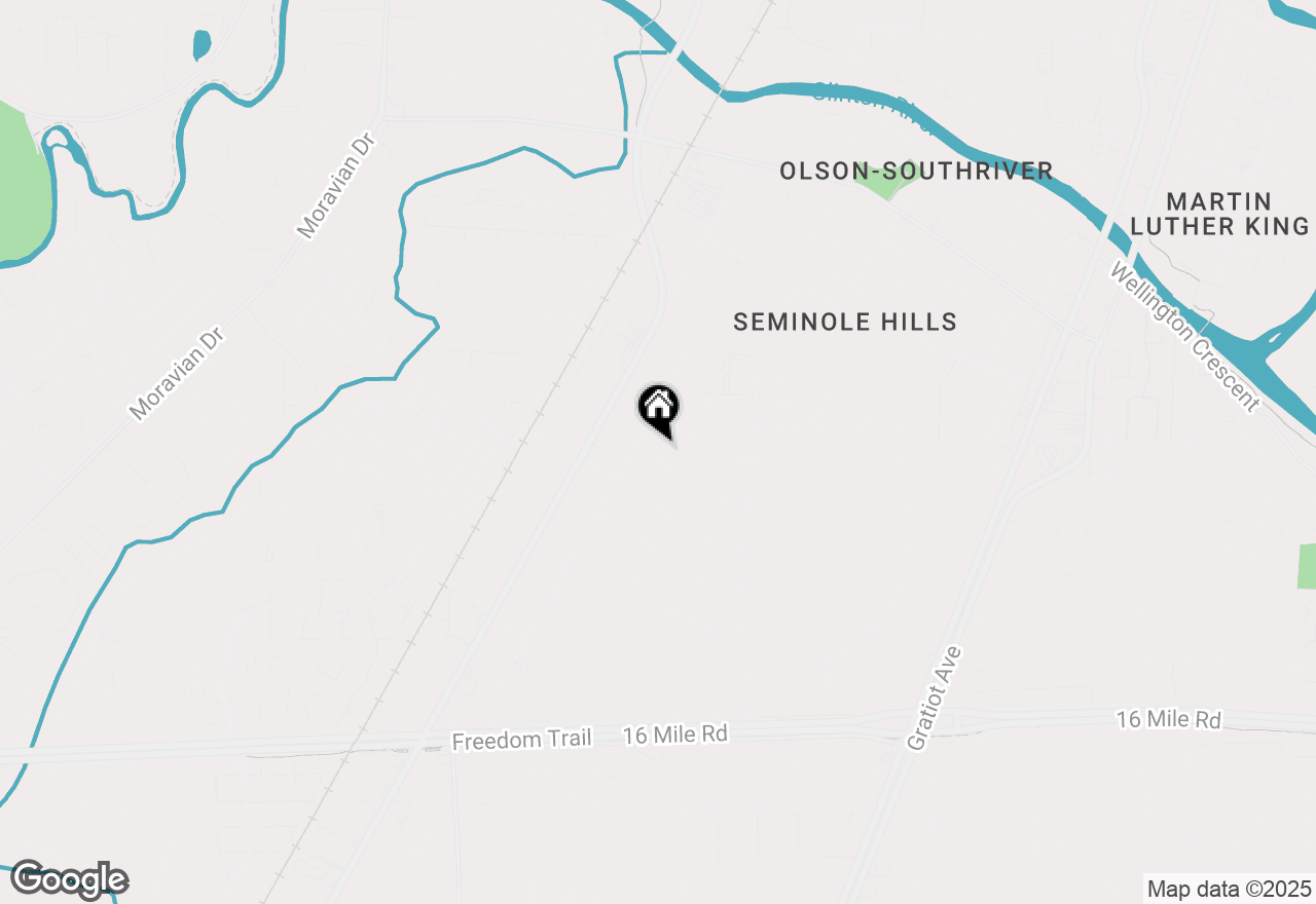 Map of 21451 Highview Street, Clinton Township, MI 48036