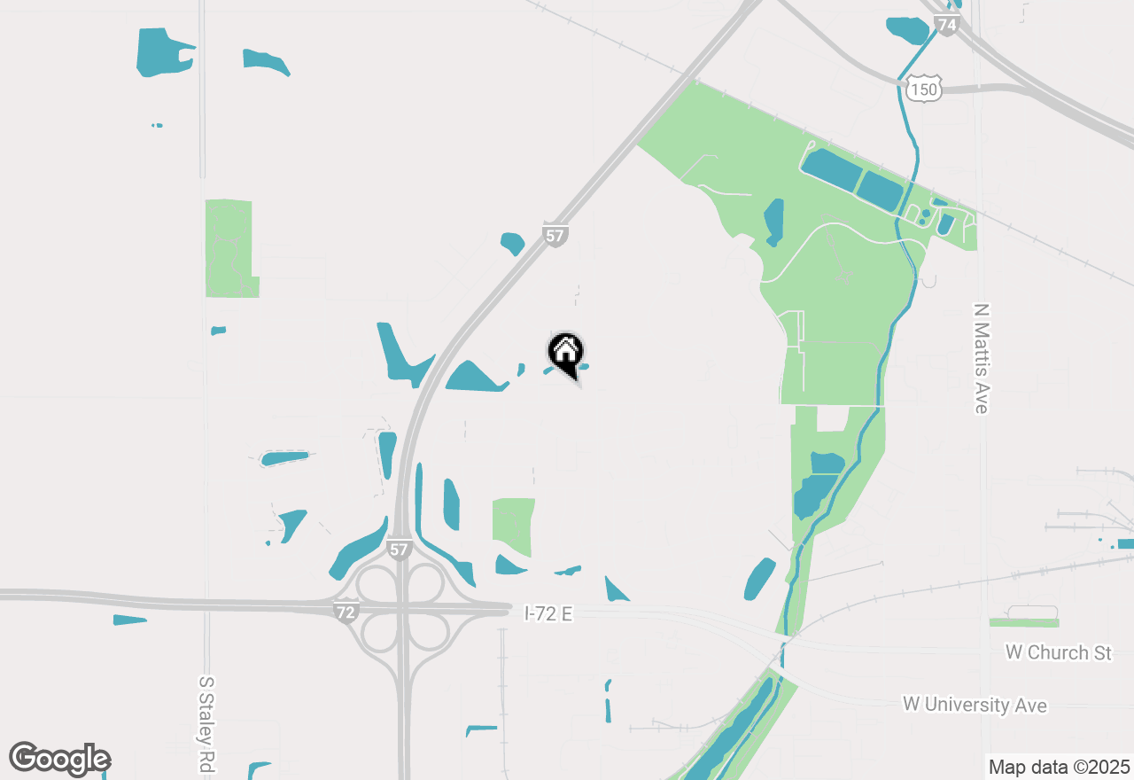 Map of 3103 Timberline Drive, Champaign, IL 61822