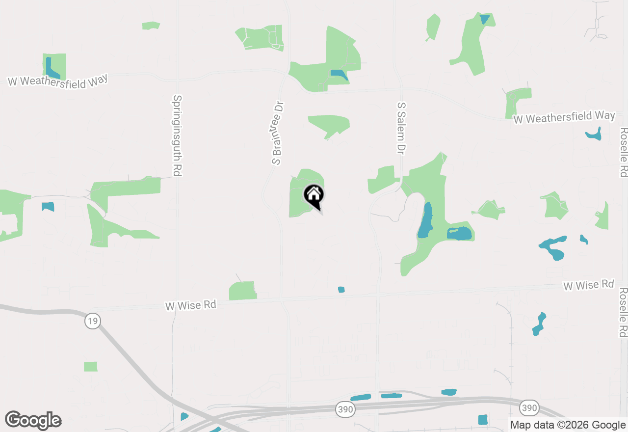 Map of 1097 Stratham Court, Schaumburg, IL 60193
