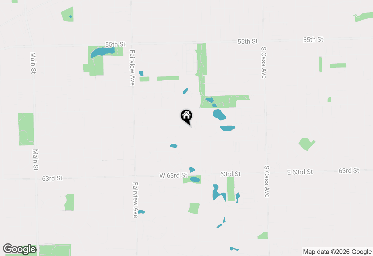 Map of 31 60th Street, Downers Grove, IL 60516
