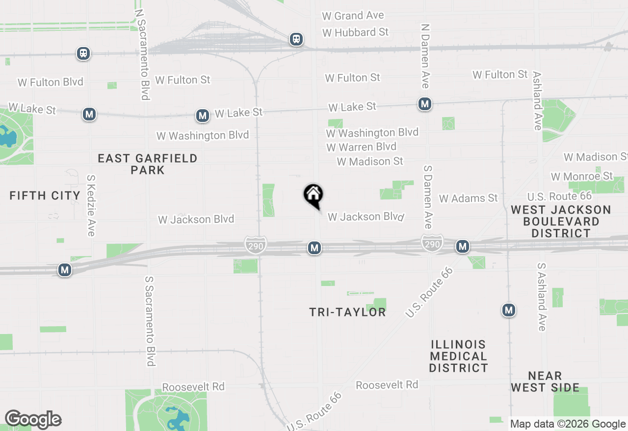 Map of 224 S Western Avenue #B, Chicago, IL 60612