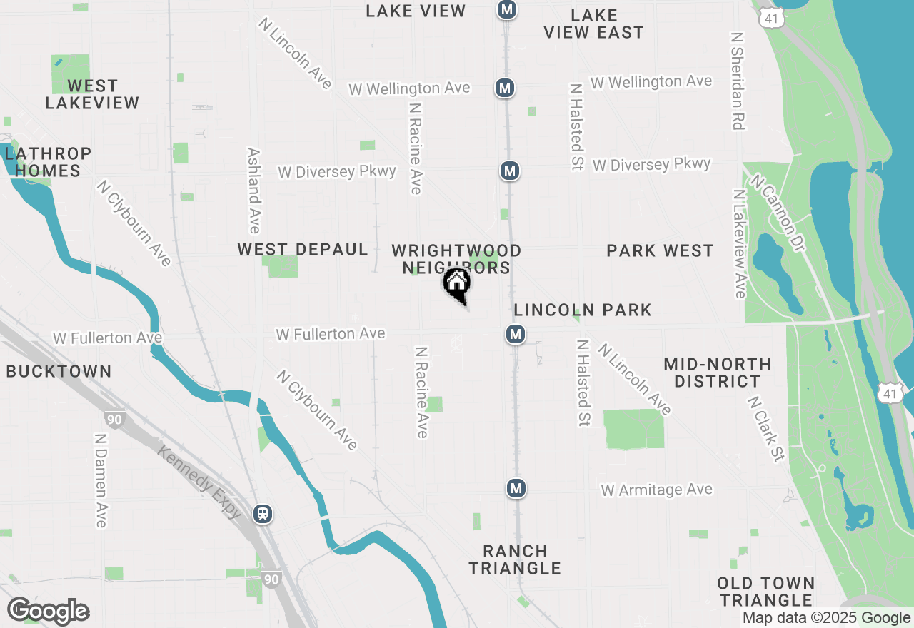 Map of 2424 N Seminary Avenue, Chicago, IL 60614