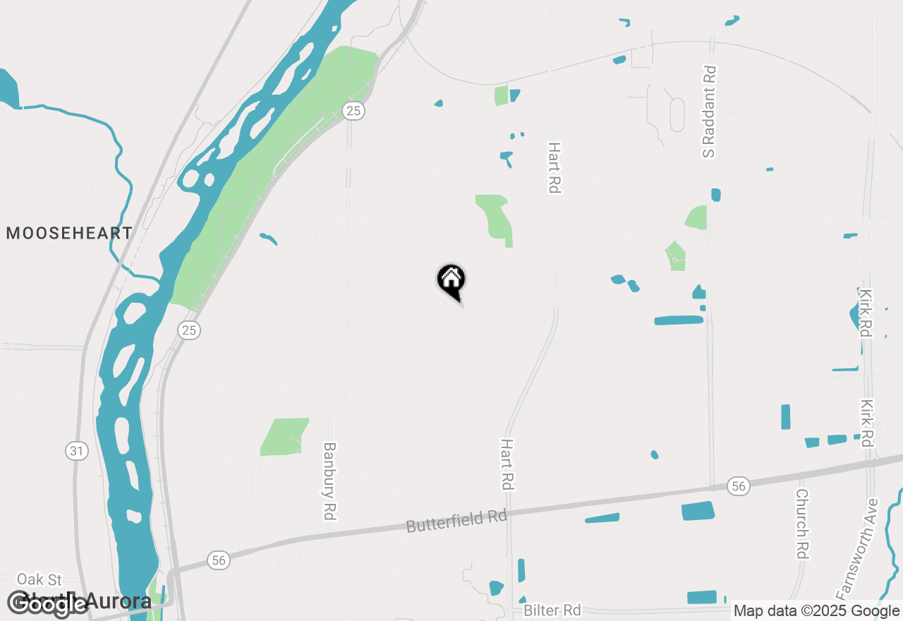 Map of 660 Dewig Court, North Aurora, IL 60542