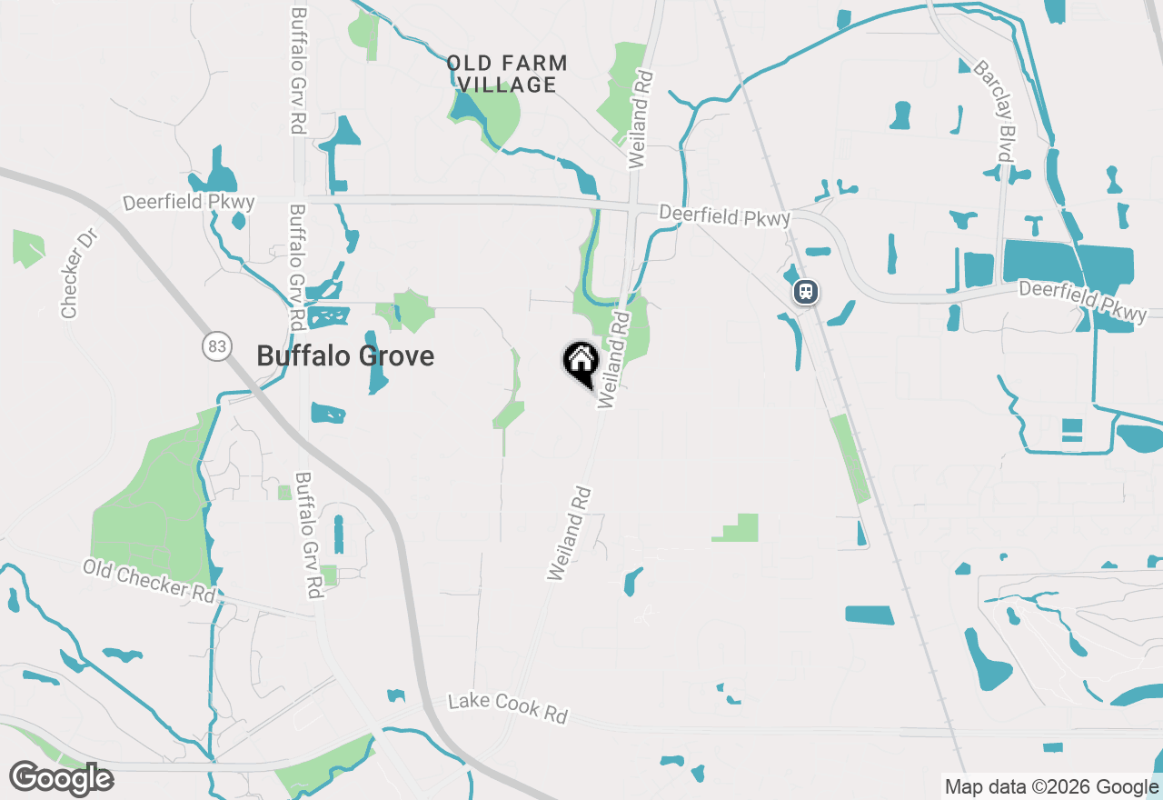 Map of 15 Newtown Court E, Buffalo Grove, IL 60089
