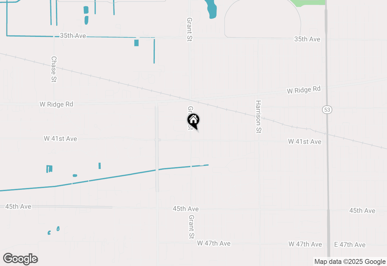 Map of 4047 Grant Street, Gary, IN 46408