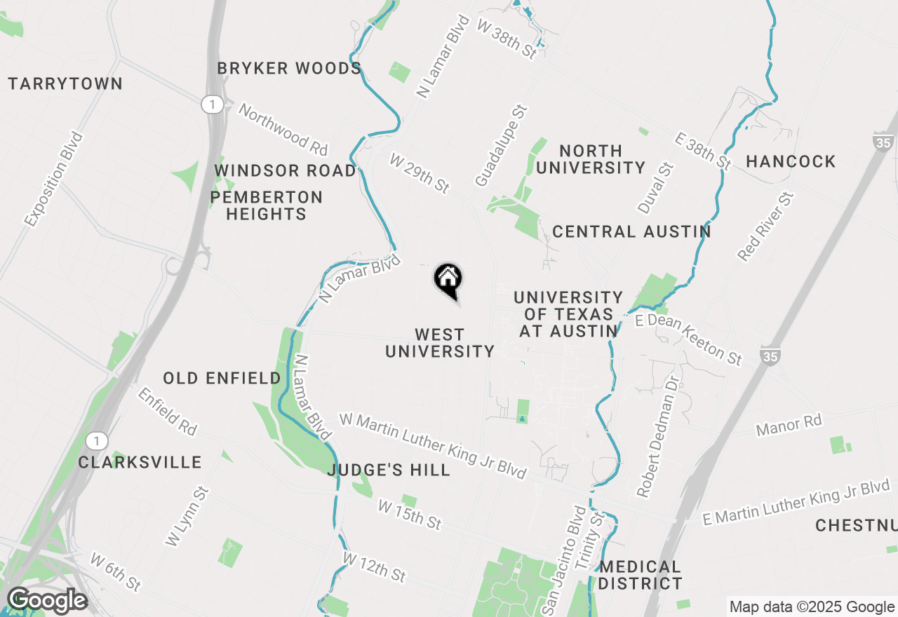 Map of 2529 Rio Grande St #30, Austin, TX 78705