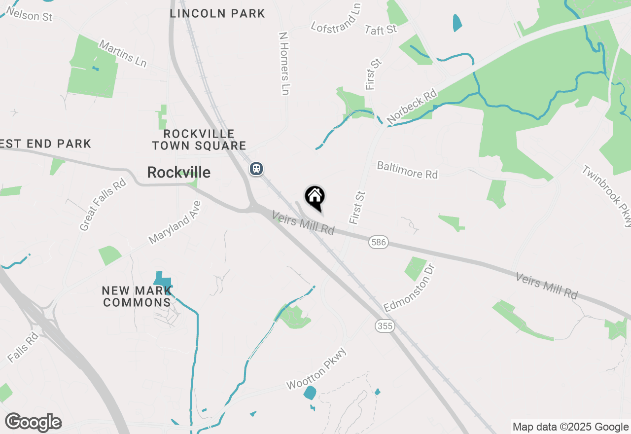 Map of 714 S Stonestreet Avenue, Rockville, MD 20850