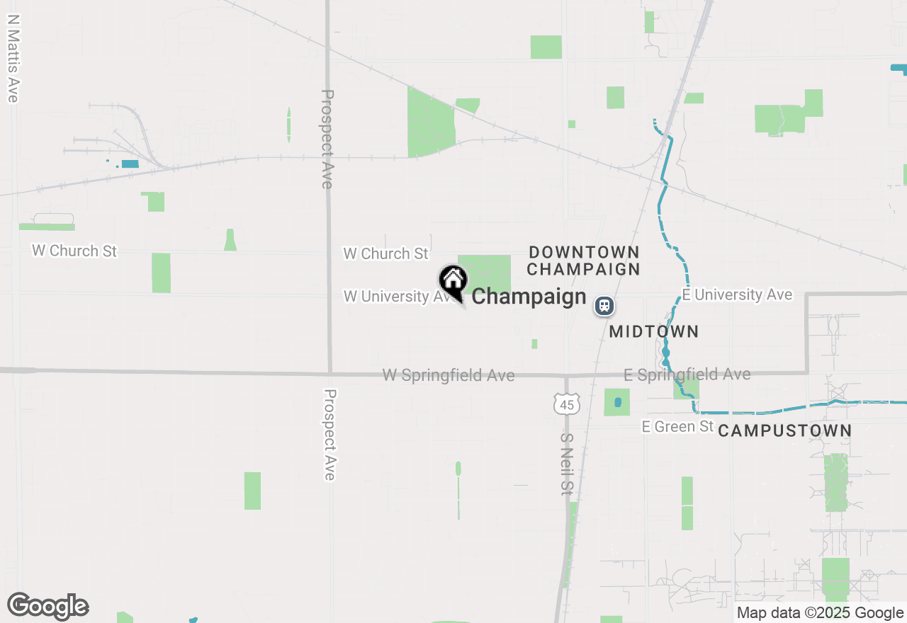 Map of 502 W Clark Street, Champaign, IL 61820