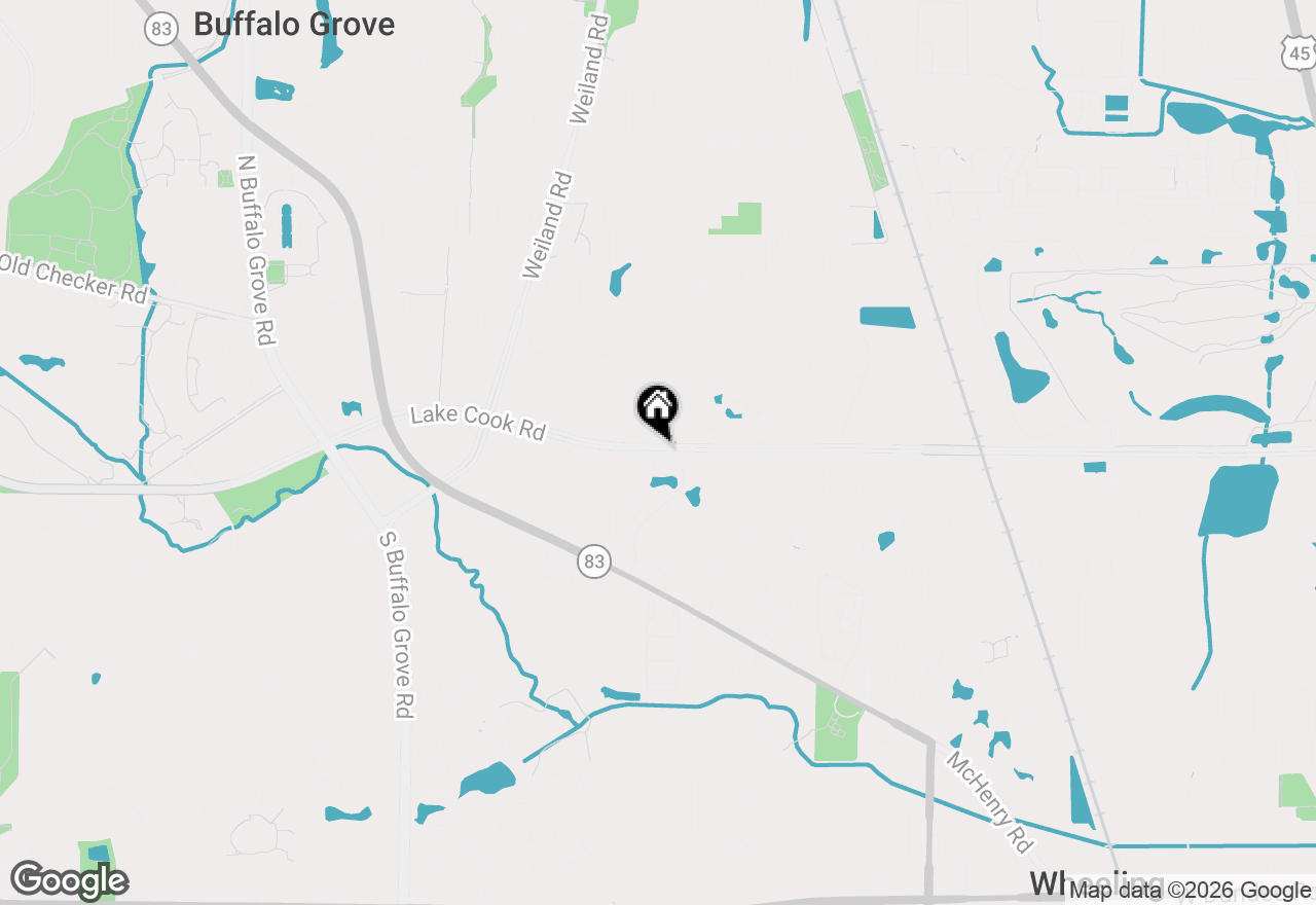 Map of 1323 Braver Court #1323, Wheeling, IL 60090